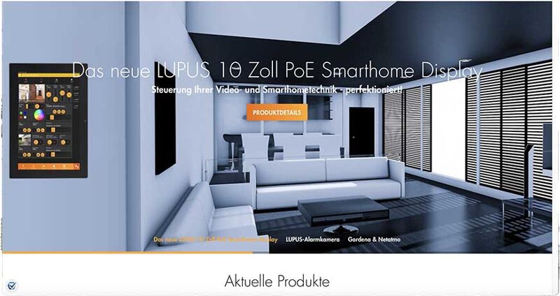 Onlineshop von Lupus Electronics